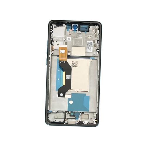 DISPLAY LCD PER MOTOROLA XT2503-4 MOTO EDGE 60 FUSION VERDE / AMAZONITE CON FRAME 5D68C29879