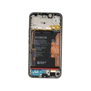 DISPLAY LCD FOR HONOR 400 LITE BLACK / VELVET BLACK WITH FRAME + BATT 0235ANSY - SERVICE PACK