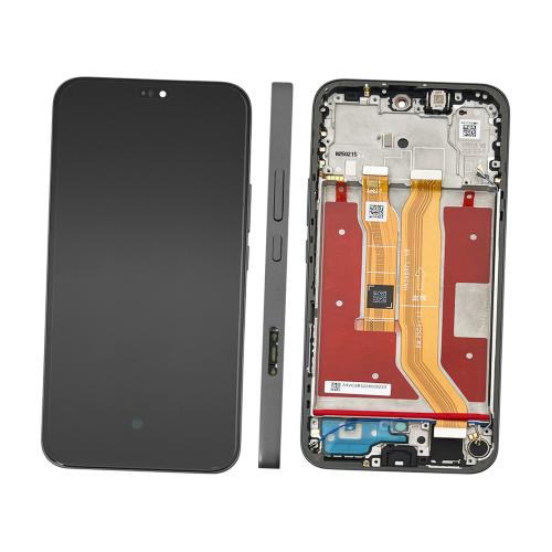 PANTALLA LCD PARA HONOR 400 LITE NEGRO / VELVET BLACK CON MARCO 0235ANTF - SERVICE PACK