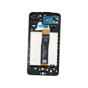 ECRAN LCD POUR SAMSUNG A136B A13 5G NOIR AVEC CHASSIS (VER. SM-A136U REV2.0 BOE B8)