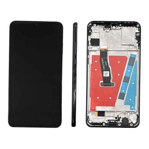 BILDSCHIRM LCD FUR HUAWEI P30 LITE SCHWARZ MIT RAHMEN 24MP