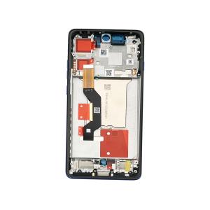 DISPLAY LCD PER MOTOROLA XT2507-1 MOTO EDGE 60 PRO BLU / PANTONE DAZZLING BLUE CON FRAME 5D68C30046