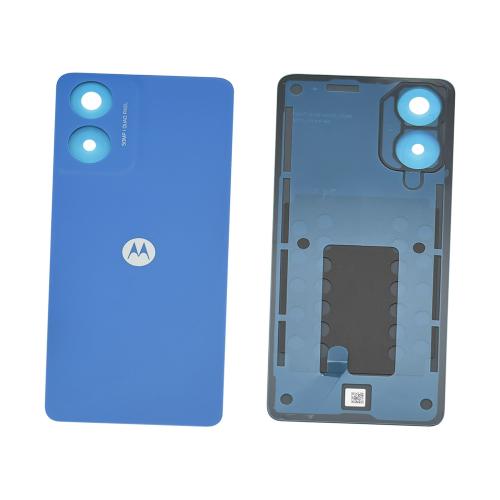 AKKUDECKEL RUCKSEITE BACK COVER FUR MOTOROLA XT2421-8 MOTO G04S BLAU / SATIN BLUE 5S58C24269