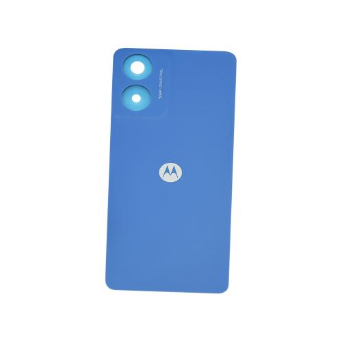 AKKUDECKEL RUCKSEITE BACK COVER FUR MOTOROLA XT2421-8 MOTO G04S BLAU / SATIN BLUE 5S58C24269