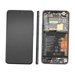 DISPLAY LCD PER HONOR MAGIC6 PRO 5G NERO CON FRAME + BATT 0235ALQD - SERVICE PACK