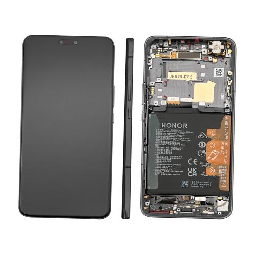 PANTALLA LCD PARA HONOR MAGIC6 PRO 5G NEGRO CON MARCO + BATT 0235ALQD - SERVICE PACK