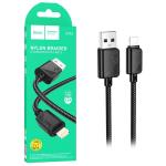 CAVO USB + LIGHTNING HOCO X113 18W 2.4A 1M NERO - BLISTER RETAIL