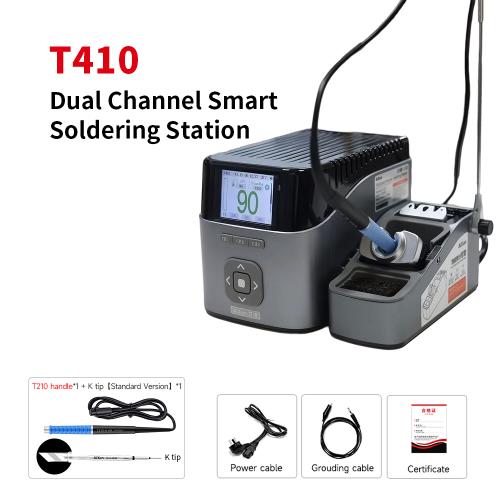 STAZIONE SALDANTE AIXUN T410-210 PER SALDATURA A STAGNO INTELLIGENTE