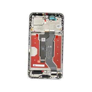 PANTALLA LCD PARA HONOR 400 DNY-NX9 SILVER / METEOR SILVER CON MARCO 0235APNS - SERVICE PACK