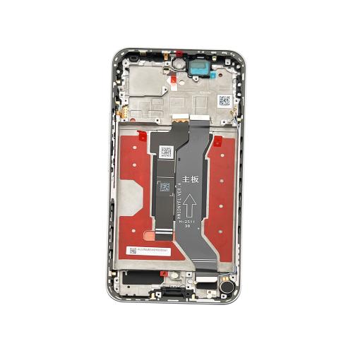 PANTALLA LCD PARA HONOR 400 DNY-NX9 SILVER / METEOR SILVER CON MARCO 0235APNS - SERVICE PACK