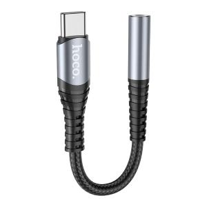 ADATTATORE TYPE-C + 3.5MM AUX HOCO LS33 GRIGIO - BLISTER RETAIL