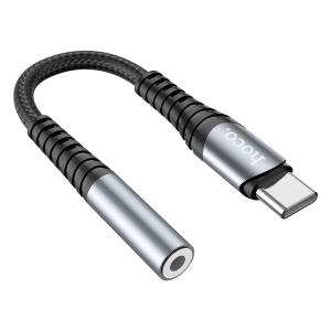 ADATTATORE TYPE-C + 3.5MM AUX HOCO LS33 GRIGIO - BLISTER RETAIL
