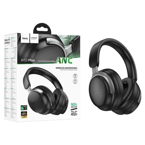 CUFFIE BLUETOOTH HOCO W53 PLUS NERO - BLISTER RETAIL