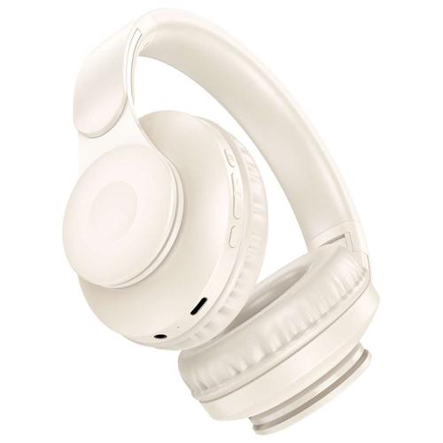 CUFFIE BLUETOOTH HOCO W45 BIANCO LATTE  - BLISTER RETAIL