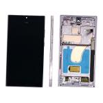 DISPLAY LCD PER SAMSUNG S918B S23 ULTRA 5G LAVANDA CON FRAME (SOFT OLED)