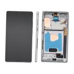 DISPLAY LCD PER SAMSUNG N980F N981B NOTE 20 GRIGIO CON FRAME (SOFT OLED)