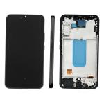 PANTALLA LCD PARA SAMSUNG A346B A34 NEGRO CON MARCO (AMOLED) (O/S)