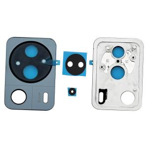 Kit 2 Vetri Fotocamera Posteriore Per Xiaomi Mi 10T Pro: Ricambio Originale HD Con Pinzette E Panni, Riparazione Fai Da Te