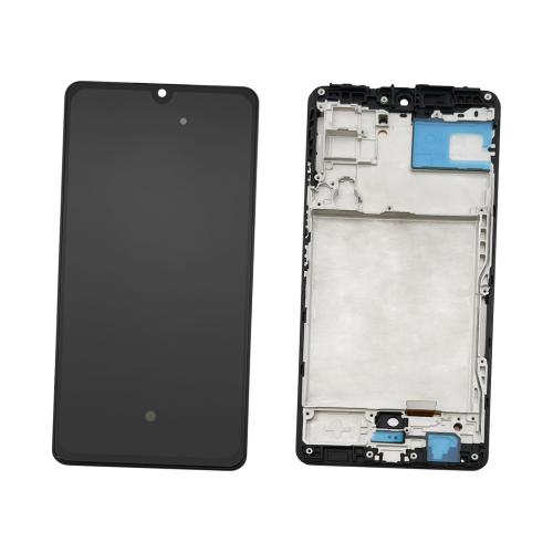 DISPLAY LCD FOR SAMSUNG A426B A42 5G BLACK WITH FRAME (AMOLED) (O/S)