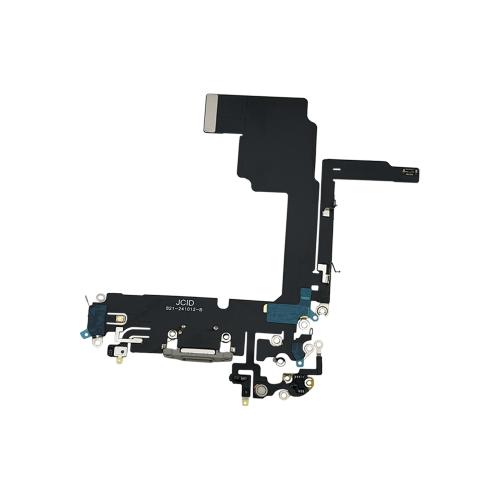 FLAT DOCK RICARICA JCID PER IPHONE 15 PRO  TITANIO NATURALE