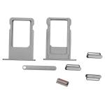KIT TASTI + CARRELLO SIM PER IPHONE 6S NERO