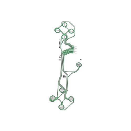 FLAT CONTATTI TASTIERA V1 PER JOYSTICK PS5 