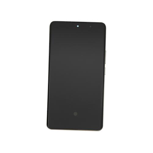 BILDSCHIRM LCD FUR REALME 12 PRO 5G RMX3842 BEIGE / NAVIGATOR BEIGE MIT RAHAMEN (AMOLED)