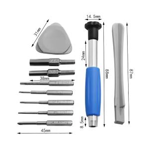 KIT SMONTAGGIO PER NINTENDO SWITCH / NINTENDO DS / 3DS / PSP / GBA (10 IN 1)