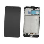 DISPLAY LCD PER SAMSUNG M215F M21 / M307F M30S NERO CON FRAME (AMOLED)