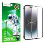 PELLICOLA TEMPERATA PER IPHONE 14 PRO CON BORDO NERO HOCO G16 0.4mm