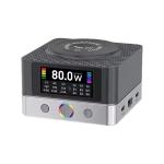CARICABATTERIE DA BANCO RELIFE Q7 CON 6 PORTE 80W CON RICARICA WIRELESS 15W