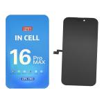 PANTALLA LCD PARA IPHONE 16 PRO MAX NEGRO (INCELL ZY COF IC Cambiable) 120Hz