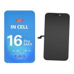 PANTALLA LCD PARA IPHONE 16 PRO MAX NEGRO (INCELL ZY COF) 120Hz