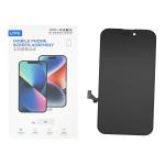 DISPLAY LCD PER IPHONE 15 NERO (INCELL JCID LTPS COF IC Intercambiabile)