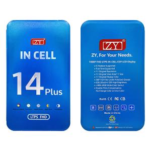 PANTALLA LCD PARA IPHONE 14 PLUS NEGRO (INCELL ZY LTPS-COF IC Cambiable)