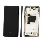 PANTALLA LCD PARA MOTOROLA XT2307-1 EDGE 40 NEO NEGRO CON MARCO 5D68C23158 5D68C23363