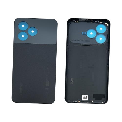 TAPA TRASERA DE BATERIA PARA REALME C51 4G RMX3830 NEGRO / CARBON BLACK 621032000036 - SERVICE PACK