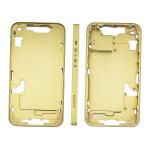 FRAME CENTRALE PER IPHONE 14  GIALLO CON TASTI & SLOT SIM
