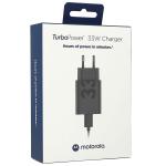 TRAVEL MOTOROLA PG38C06448 33W + CAVO USB-C NERO - BLISTER RETAIL