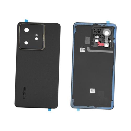 TAPA TRASERA DE BATERIA PARA REALME GT 7 RMX5061 NEGRO / ICESENSE BLACK 621033000618 - SERVICE PACK
