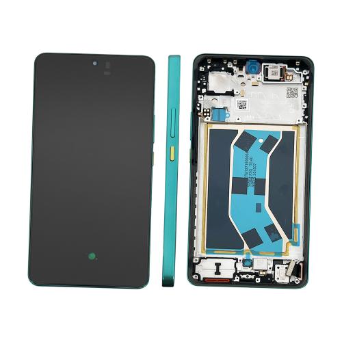 DISPLAY LCD PER REALME GT 7 RMX5061 VERDE / ASTON MARTIN GREEN CON FRAME 621029000572 - SERVICE PACK