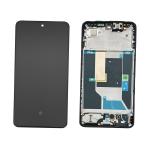 DISPLAY LCD PER REALME 14T 5G RMX5078 NERO / OBSIDIAN BLACK CON FRAME 621029000502 - SERVICE PACK