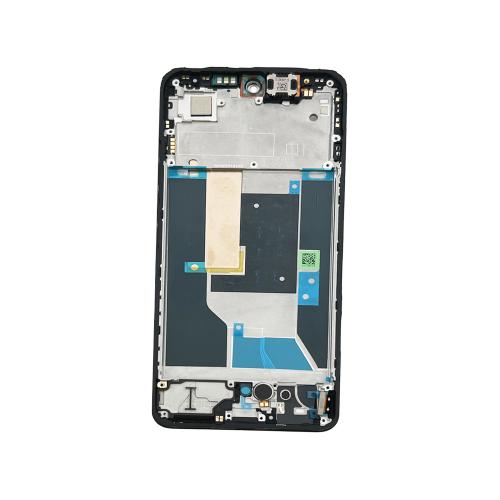 DISPLAY LCD PER REALME 14T 5G RMX5078 NERO / OBSIDIAN BLACK CON FRAME 621029000502 - SERVICE PACK
