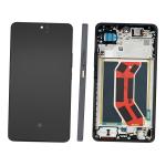 DISPLAY LCD PER REALME GT 7T RMX5085 NERO / ICESENSE BLACK CON FRAME 621029000574 - SERVICE PACK