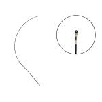 ANTENNA COASSIALE 19CM PER OPPO FIND X5 PRO CPH2305 NERO 2181234