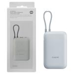 POWER BANK XIAOMI 22.5W 10000mAh (INTEGRATED CABLE) BHR9073GL AZZURRO / ICE BLUE - BLISTER RETAIL 