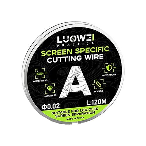 FILO DA TAGLIO GOLD PER RIGENERAZIONE DISPLAY LUOWEI 0.020mm 120M