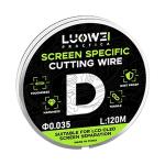 FILO DA TAGLIO GOLD PER RIGENERAZIONE DISPLAY LUOWEI 0.035mm 120M