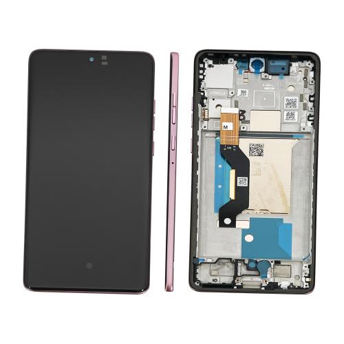 DISPLAY LCD PER MOTOROLA XT2503-4 MOTO EDGE 60 FUSION ROSA / PANTONE ZEPHYR CON FRAME 5D68C29880
