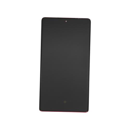 DISPLAY LCD PER MOTOROLA XT2427-3 MOTO G85 5G ROSSO / VIVA MAGENTA CON FRAME 5D68C29595 5D68C27222